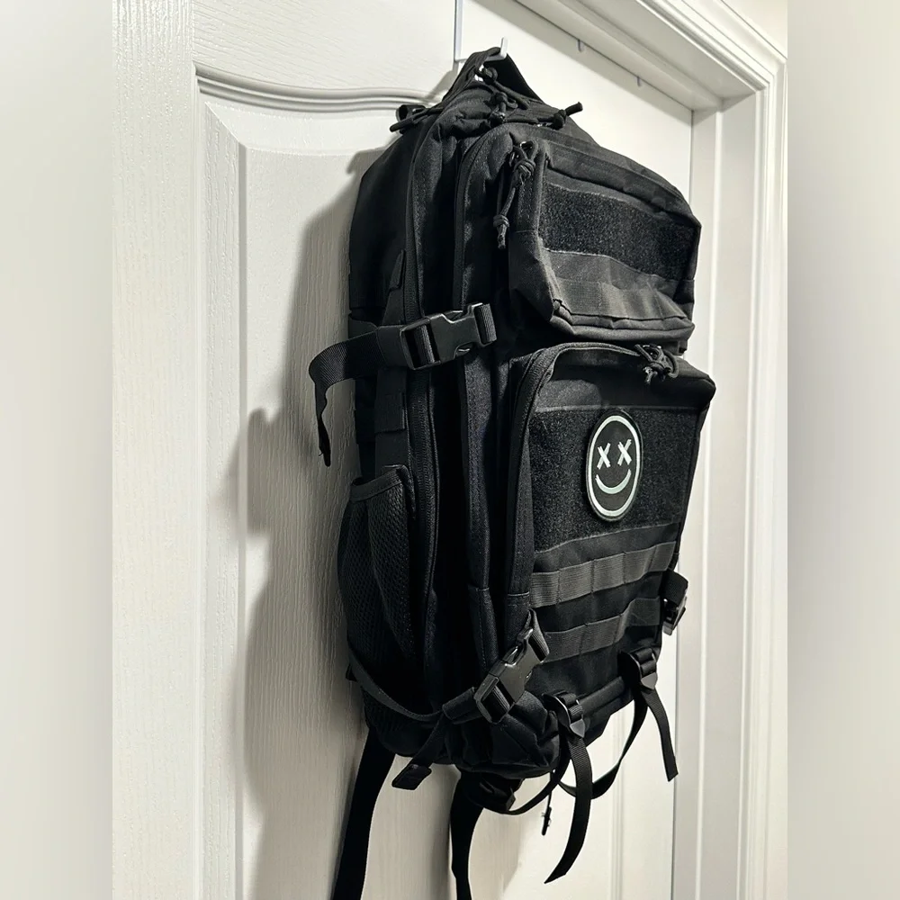 Black Tactical Military Grade Backpack